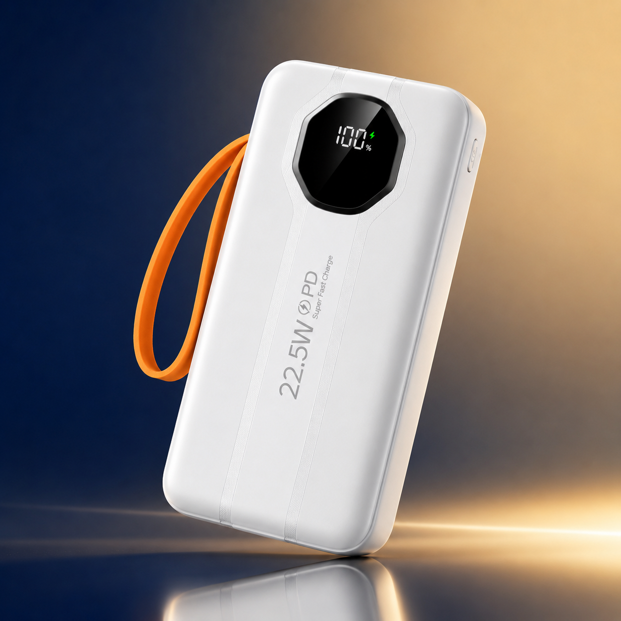 Power Bank 10000mAh con Cables Integrados