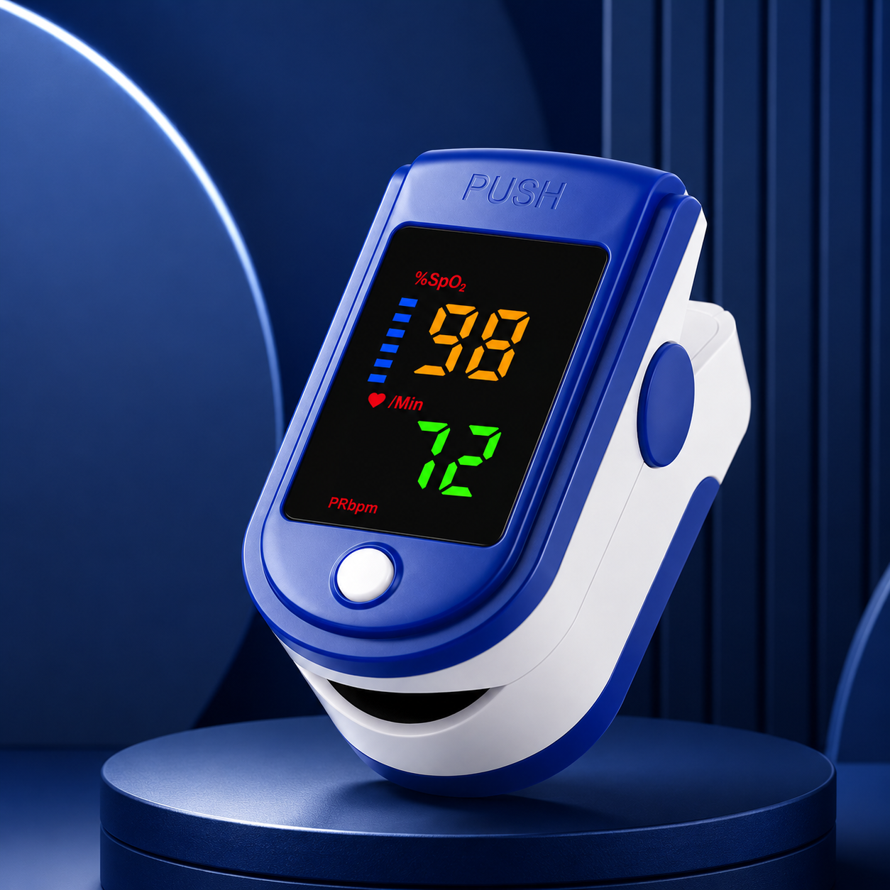 Oxímetro Digital de Dedo con Pantalla LED – Medición Precisa de Oxígeno en Sangre y Pulso