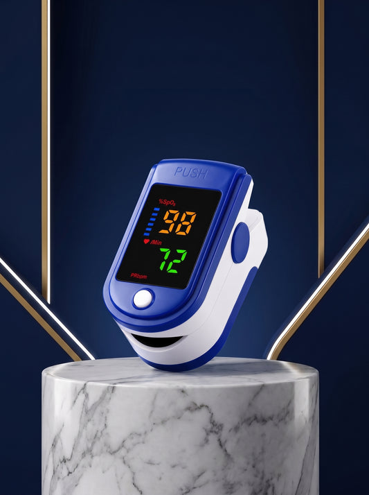 Oxímetro Digital de Dedo con Pantalla LED – Medición Precisa de Oxígeno en Sangre y Pulso