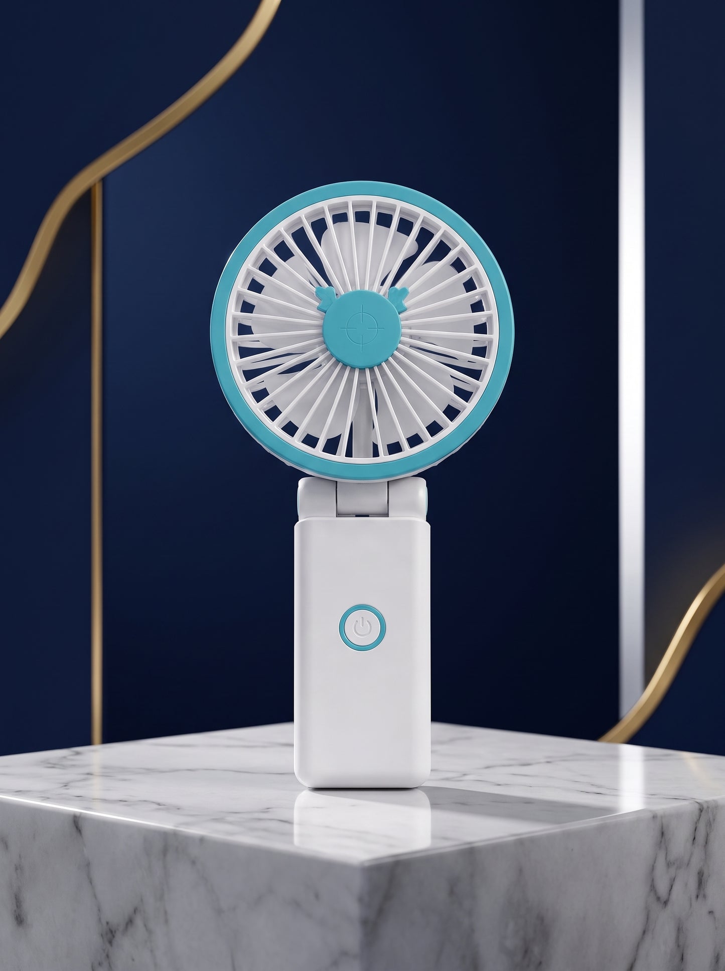 Ventilador Portátil 2 en 1 - Mano y Mesa