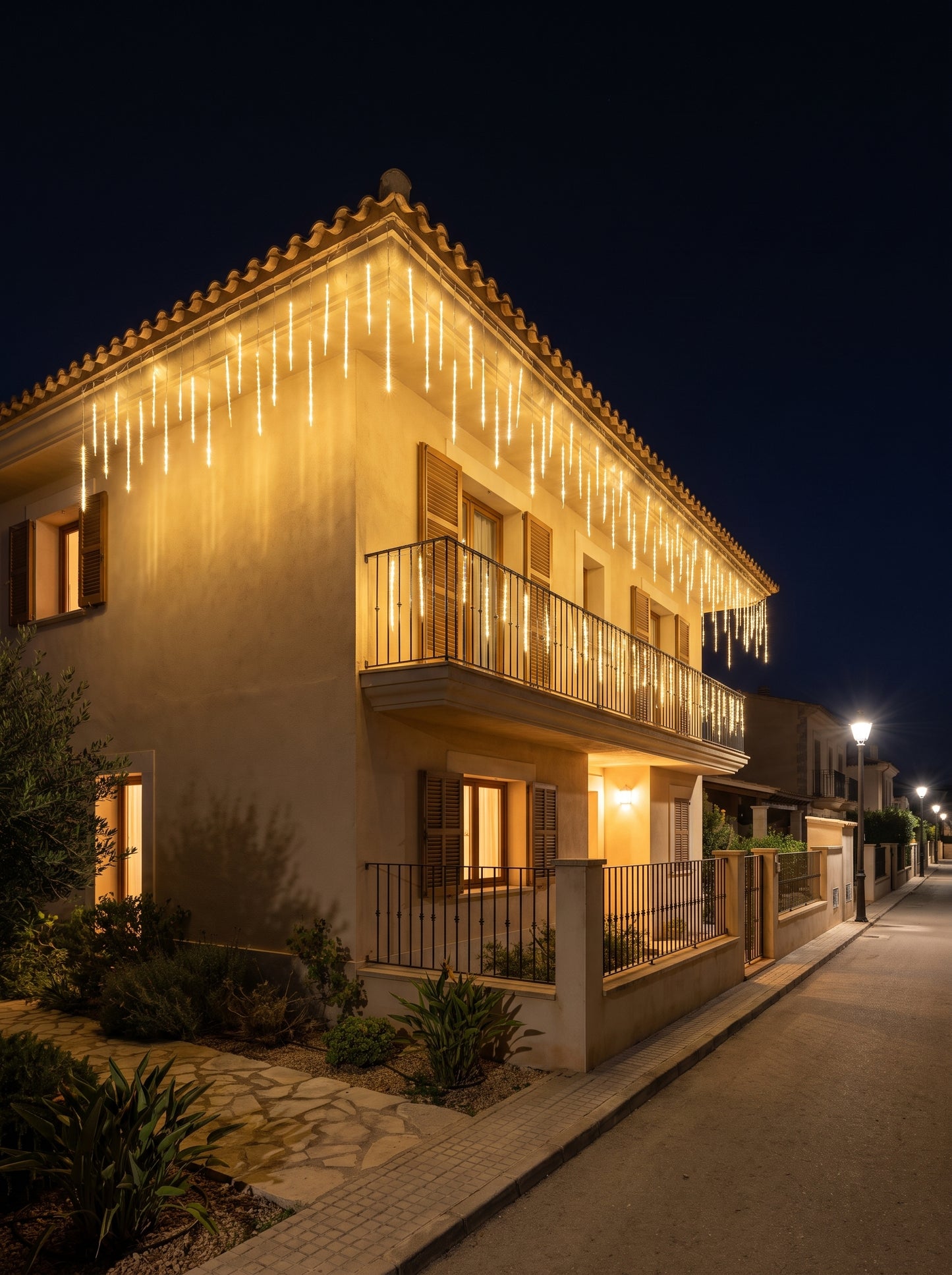Luces LED en Cascada para Decoración - Pack 2 Unidades Efecto Lluvia
