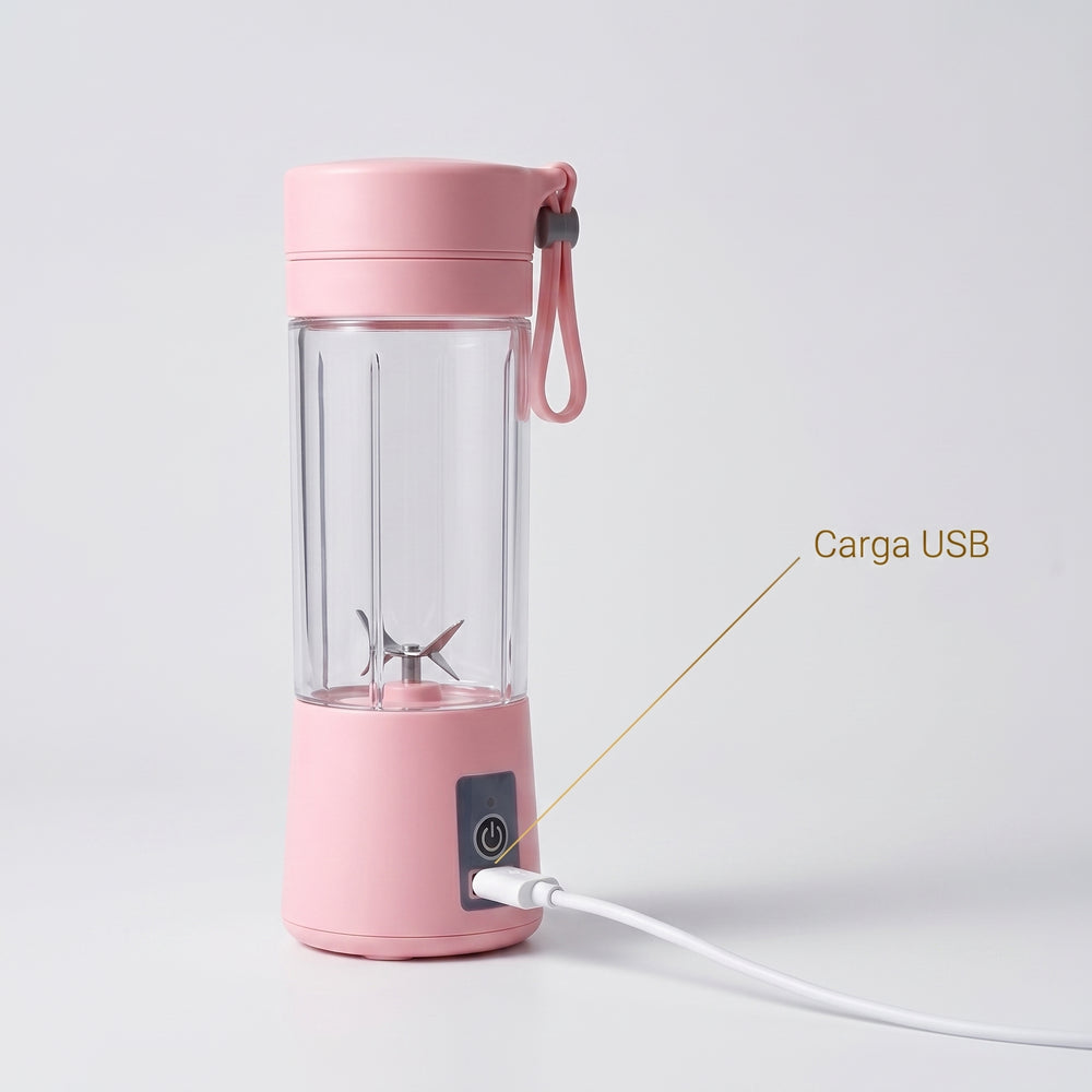 Batidora Portátil Recargable 380ml