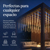 Luces LED en Cascada para Decoración - Pack 2 Unidades Efecto Lluvia