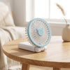 Ventilador Portátil 2 en 1 - Mano y Mesa