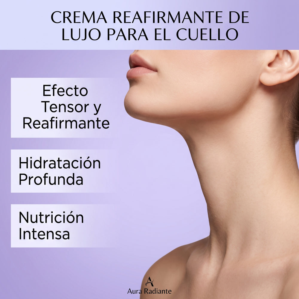 Crema Antiedad para Cuello y Escote - Reafirmante y Antiarrugas